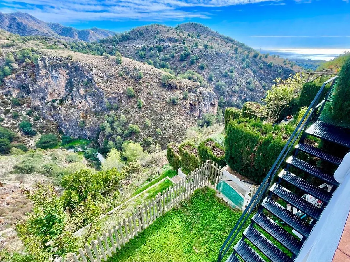 Apartamentos Axarquia , Frigiliana, Terraza Privada Con Vistas A La Montana Rio Y Al Mar