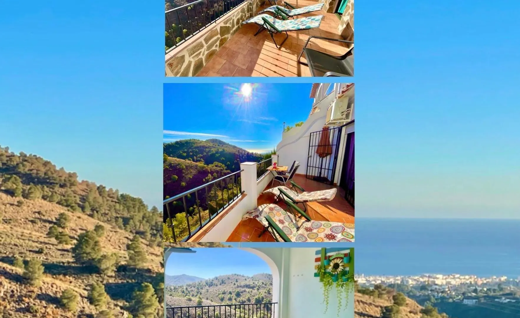 Apartamentos Axarquia , Frigiliana, Terraza Privada Con Vistas A La Montana Rio Y Al Mar Апартаменты Фрихилиана