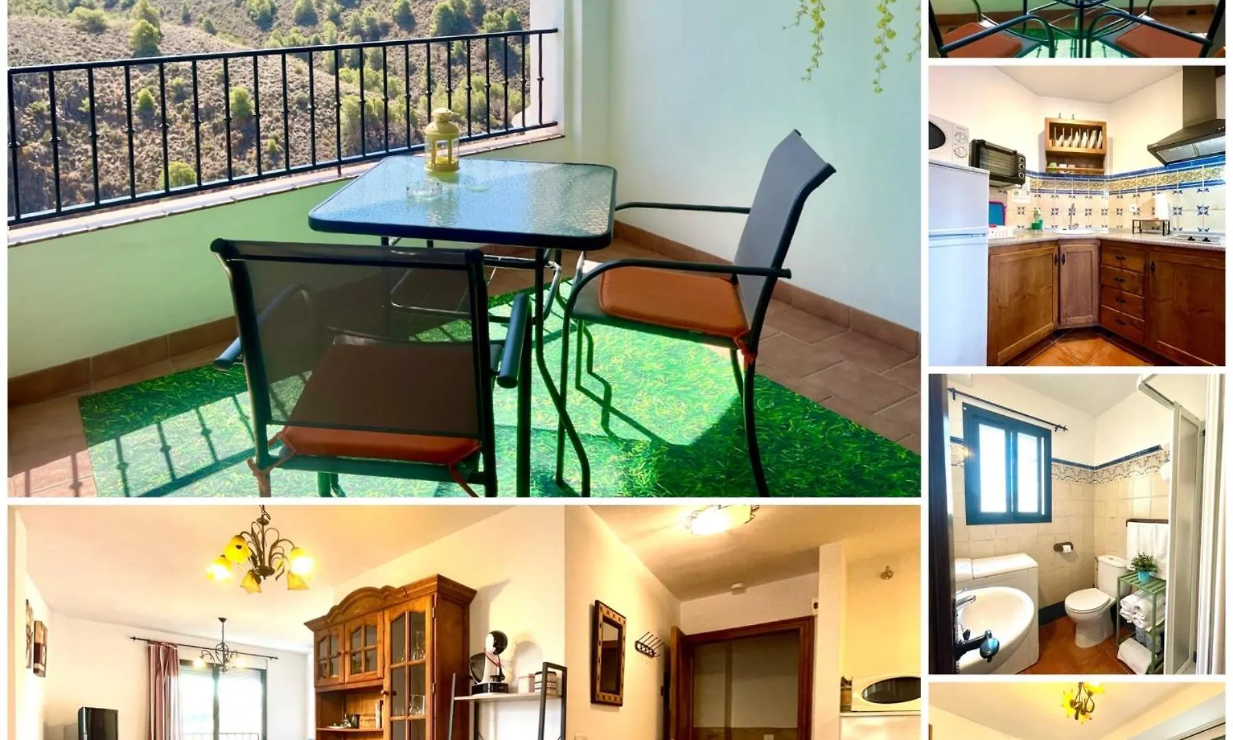 Apartamentos Axarquia , Frigiliana, Terraza Privada Con Vistas A La Montana Rio Y Al Mar Испания